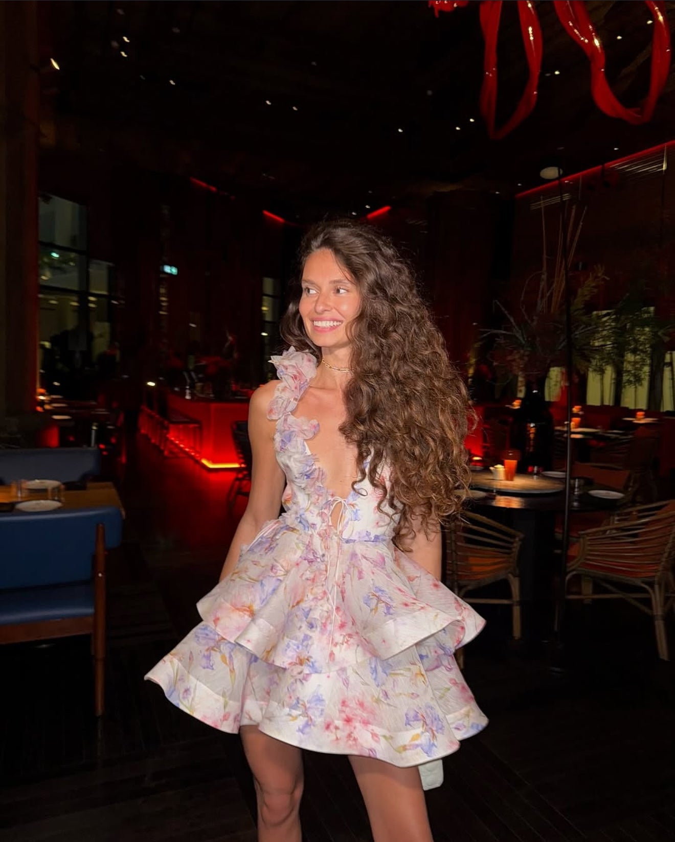 Kimberley | Flower Print Dress