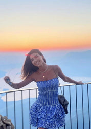 Santorini | Smocked Mini Dress