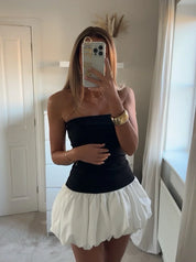 Danielle | Bubble Hem Mini Dress