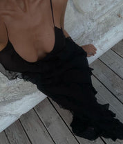 Kensie | Elegant Tulle Maxi Dress