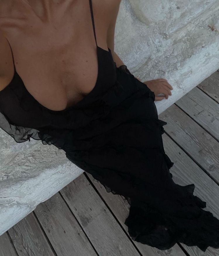 Kensie | Elegant Tulle Maxi Dress