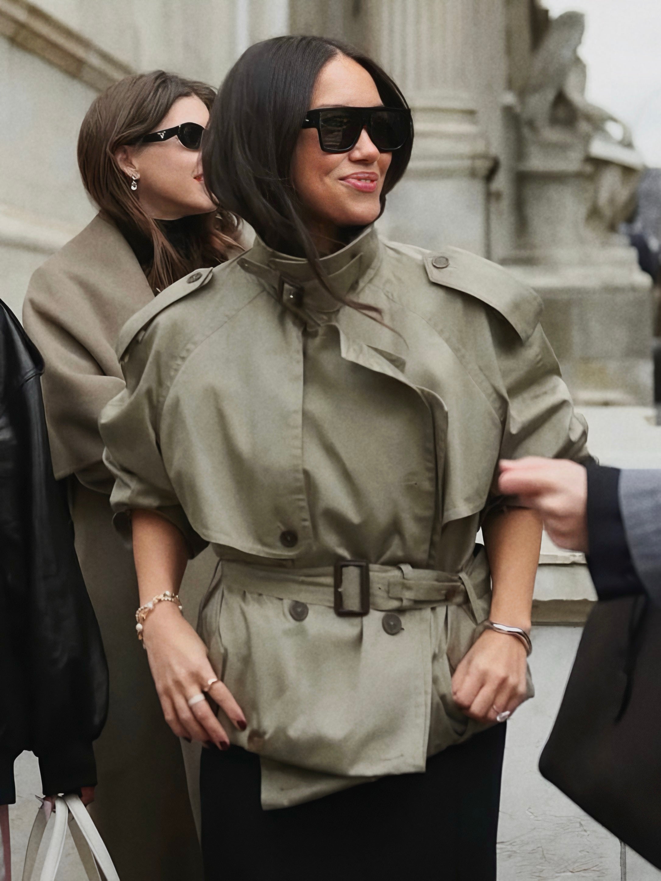 Alice | Oversized High-Neck Trench Jacket