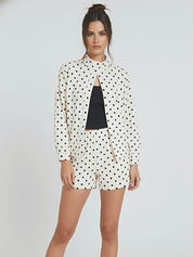 Dua | Polka Dot Jacket & Skirt Set