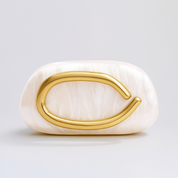 Sculptural Pearl Clutch