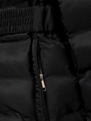 Eleanor | Hooded Puffer Jacket with Belt