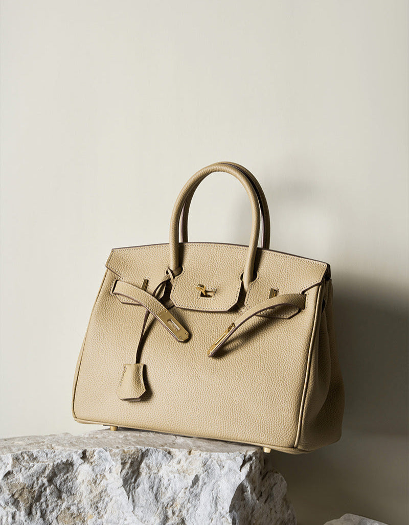 Elena | Structured Leather Handbag