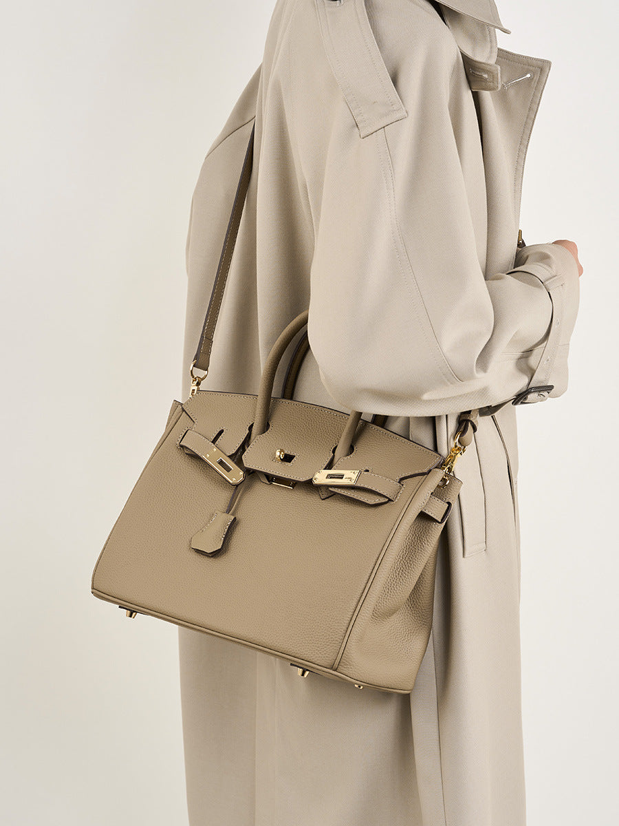 Elena | Structured Leather Handbag