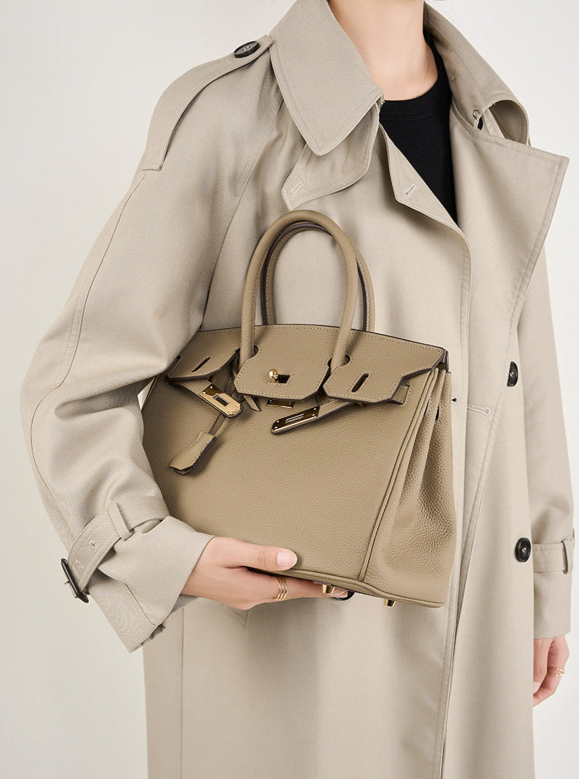 Elena | Structured Leather Handbag