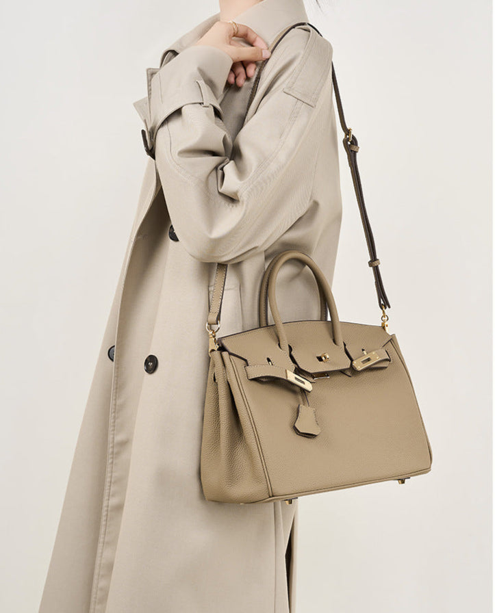 Elena | Structured Leather Handbag
