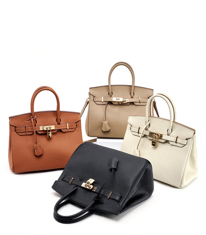 Elena | Structured Leather Handbag