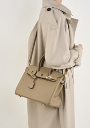 Elena | Structured Leather Handbag