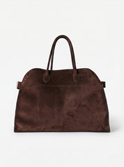Henna | Suede Large Shopper Tote Bag