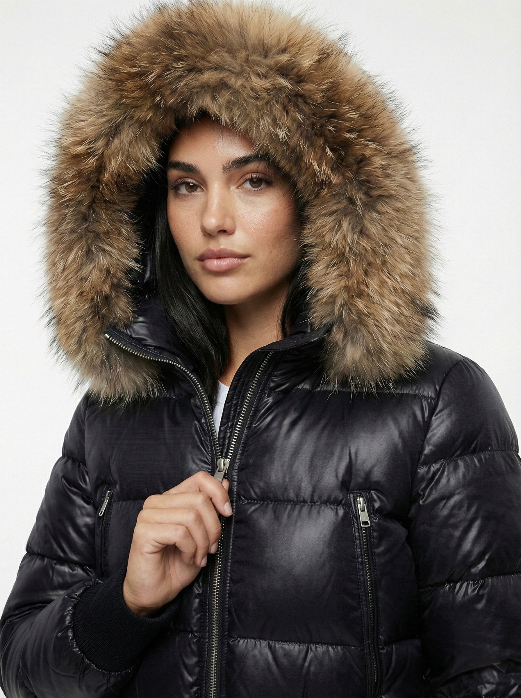 Savoy | Faux Fur Hooded Puffer Jacket
