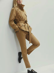 Freya | Belted Cotton Utility Trench