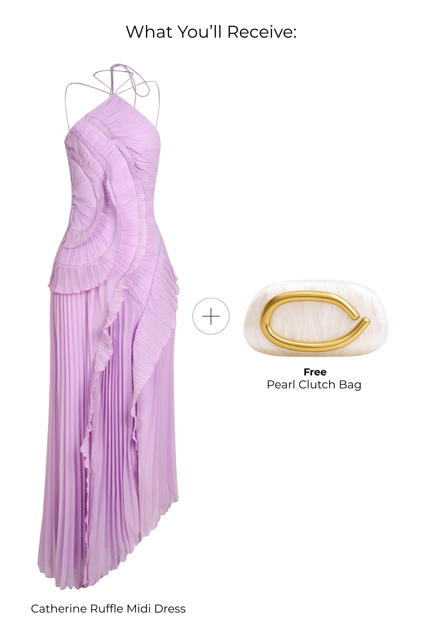 Luna | Robe longue à volants cascade