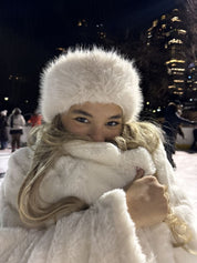 Sia | White Faux Fur Winter Hat