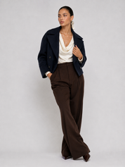 Blend Double-Breasted Trench Coat | Maya