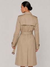 Letifen | Double-Breasted Belted Trench Coat
