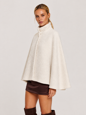 Willow | Textured Cape Jacket