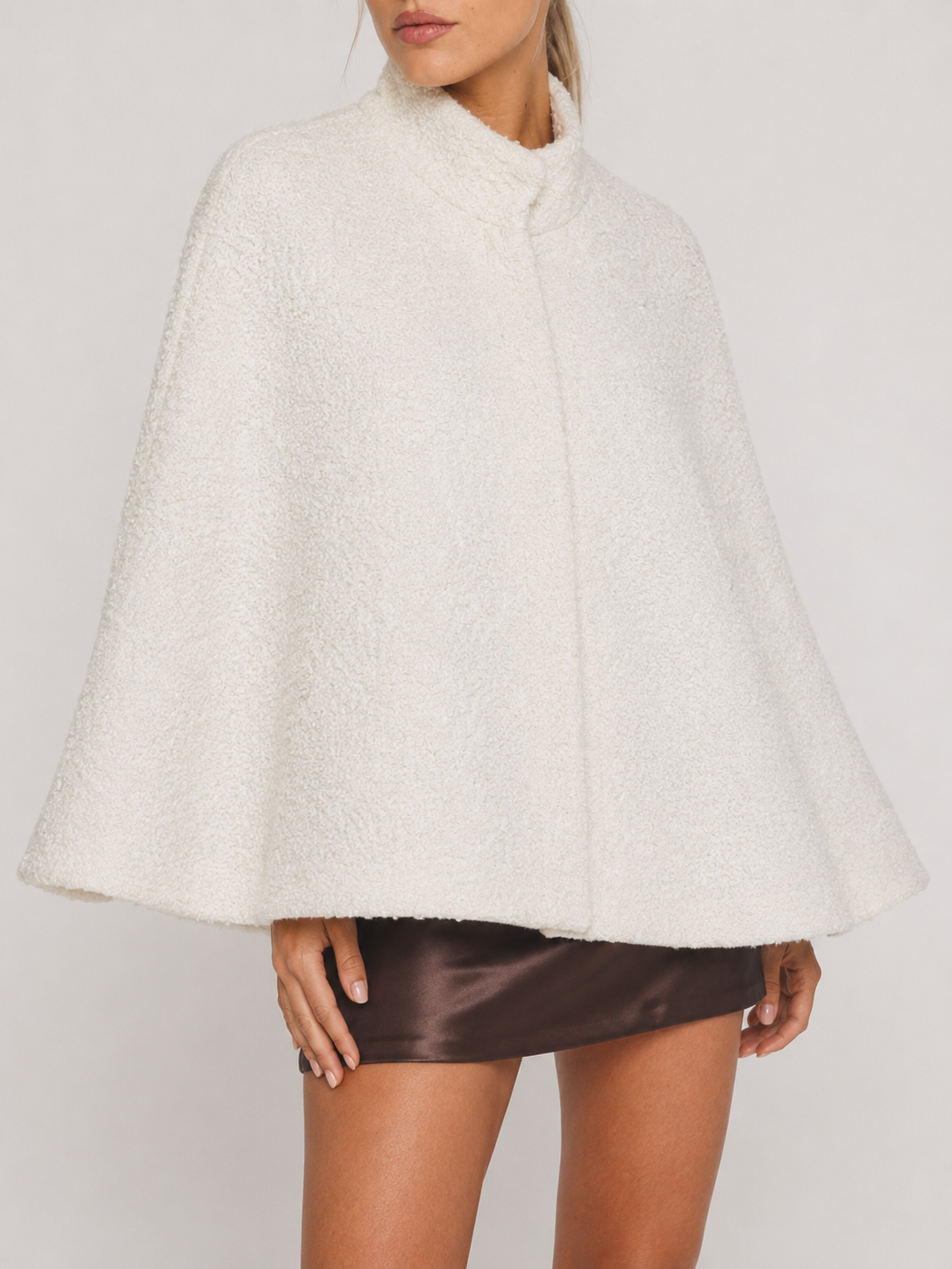 Willow | Textured Cape Jacket