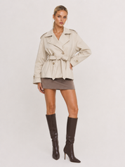 Aurora | Oversized Belted Trench Coat
