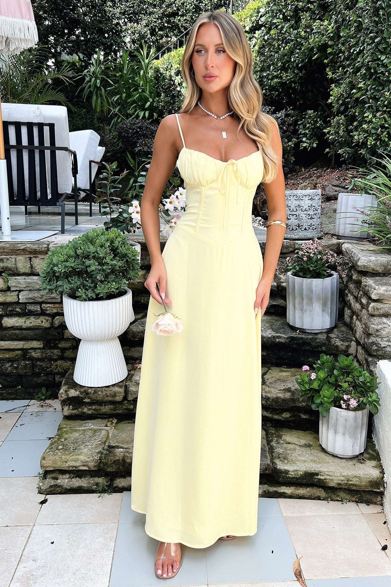 Selene | Corset Midi Dress