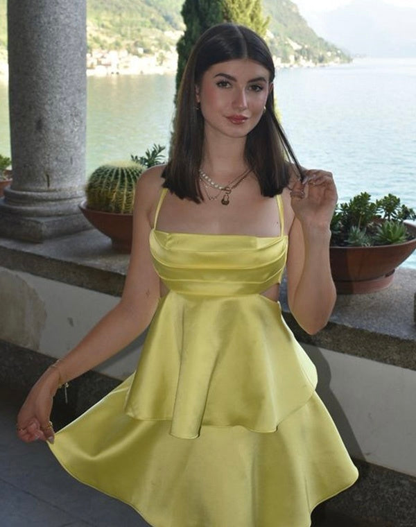 Amalfi | Satin Mini Dress