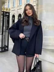 Veste surdimensionnée Reila avec poches pour un confort quotidien