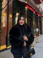 Adele | Faux Fur Oversized Coat