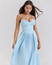 Nerina | Seashell Bust Maxi Dress