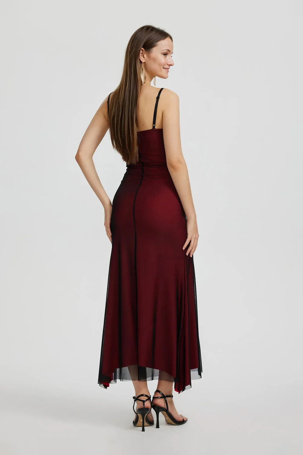 Adriana Tulle Maxi Dress