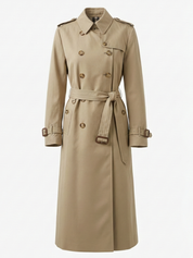 Letifen | Double-Breasted Belted Trench Coat
