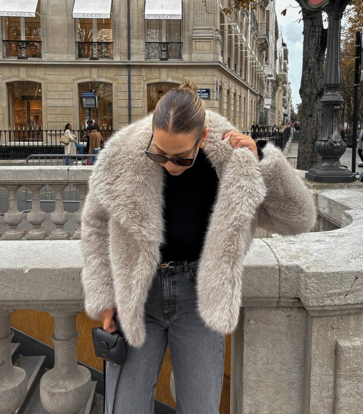 Adele | Faux Fur Oversized Coat