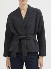 Esme | Textured Wrap Top