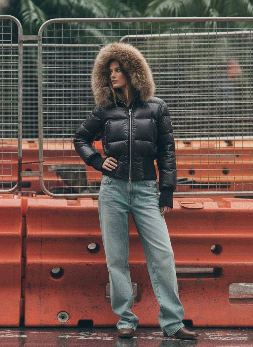 Savoy | Faux Fur Hooded Puffer Jacket