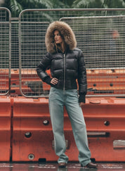 Savoy | Faux Fur Hooded Puffer Jacket