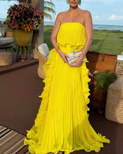 Ravello | Pleated Maxi Dress