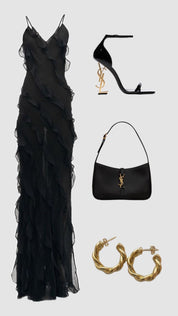Kensie | Elegant Tulle Maxi Dress