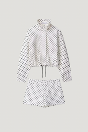 Dua | Polka Dot Jacket & Skirt Set