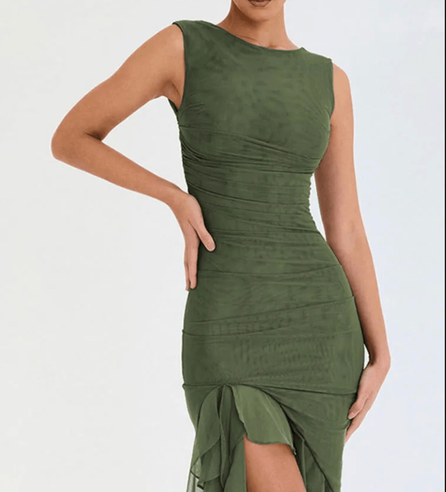 Anny | Tulle Midi Dress