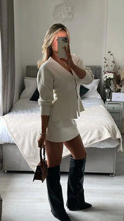 Brooke | Ribbed Knitted Set