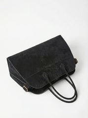 Henna | Suede Large Shopper Tote Bag