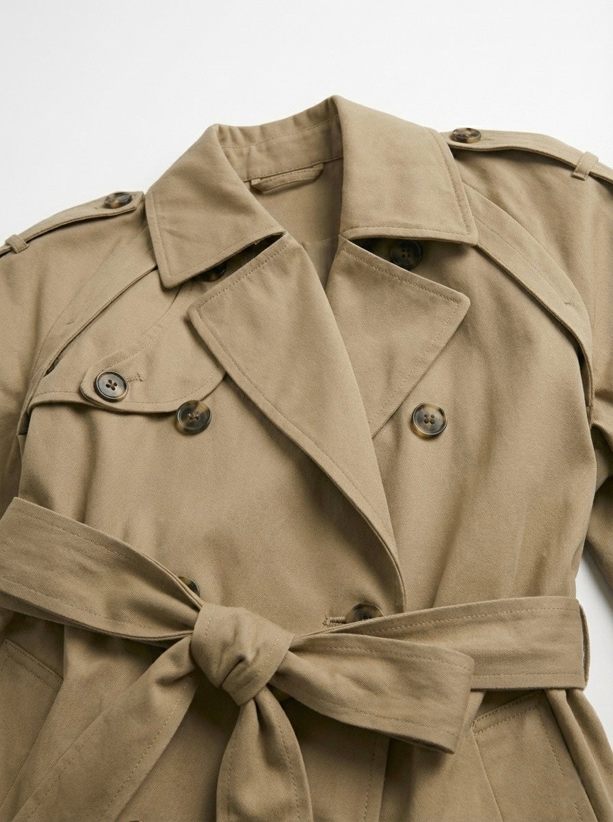 Myla | Trench-coat classique croisé