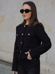 Megan | Vintage Cropped Jacket
