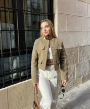 Megan | Vintage Cropped Jacket
