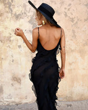 Kensie | Elegant Tulle Maxi Dress