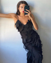 Kensie | Elegant Tulle Maxi Dress