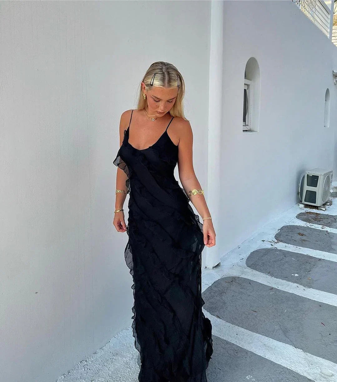 Kensie | Elegant Tulle Maxi Dress