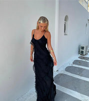 Kensie | Elegant Tulle Maxi Dress