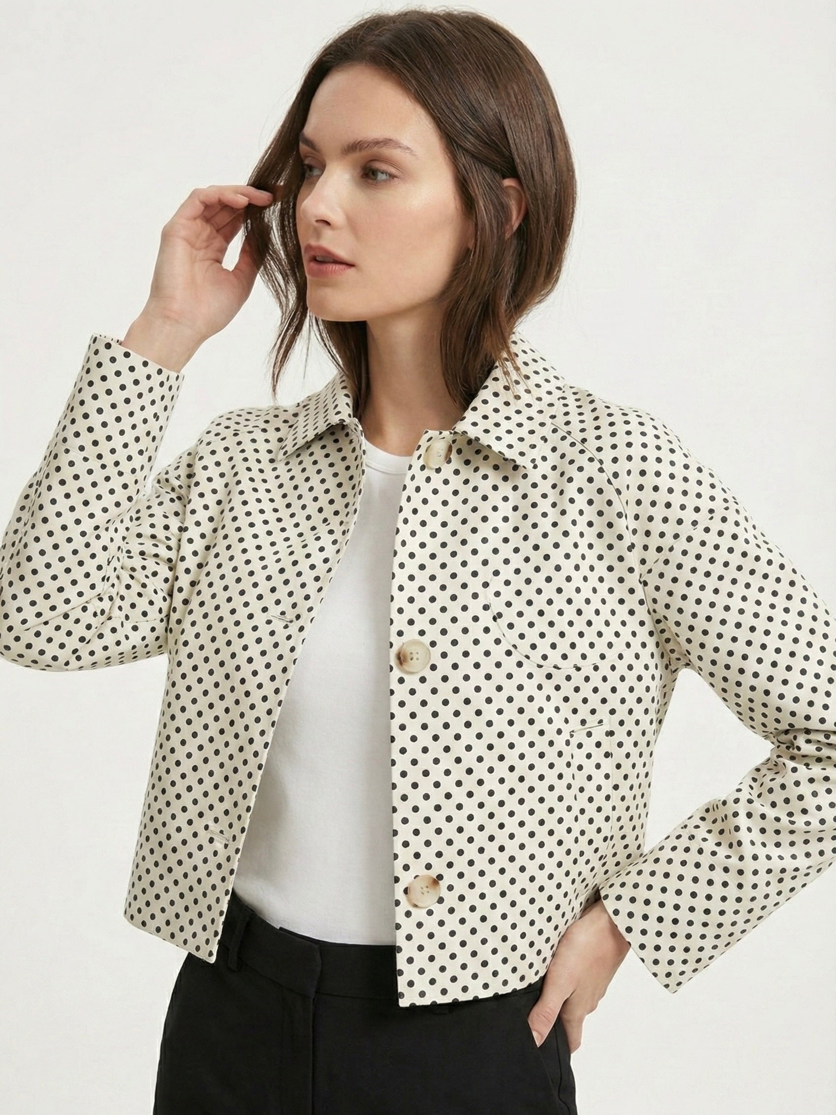 Dorothy | Double-Breasted Cropped Jacket